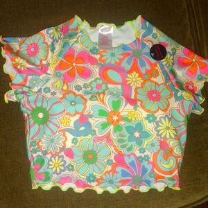 Cropped Swimsuit Shirt